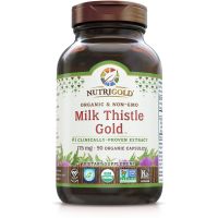 NutriGold Dietary Supplement - Milk Thistle Gold - Organic / Non-GMO
